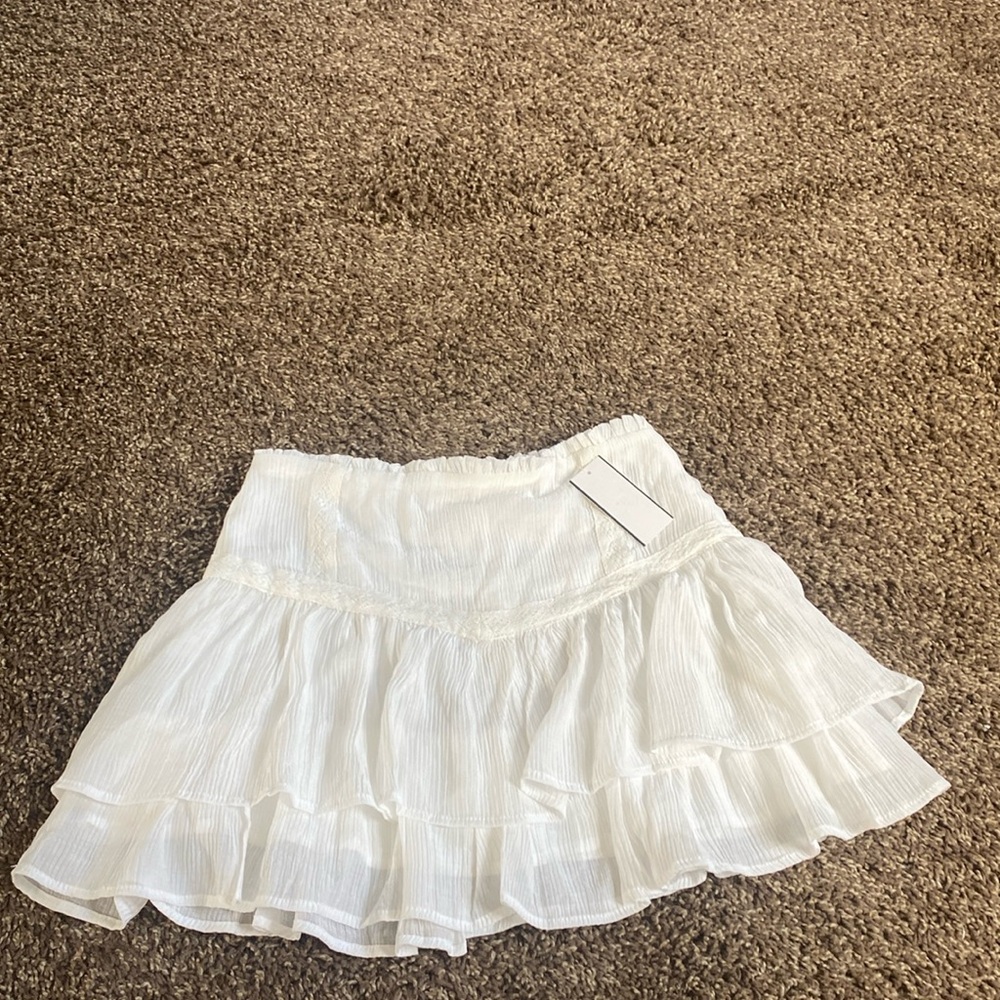 Lush, size medium, white skirt
